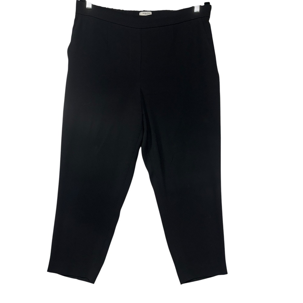 Babaton Atelier Cohen Pant Black High Waisted Tapered Dress Pants Size 14